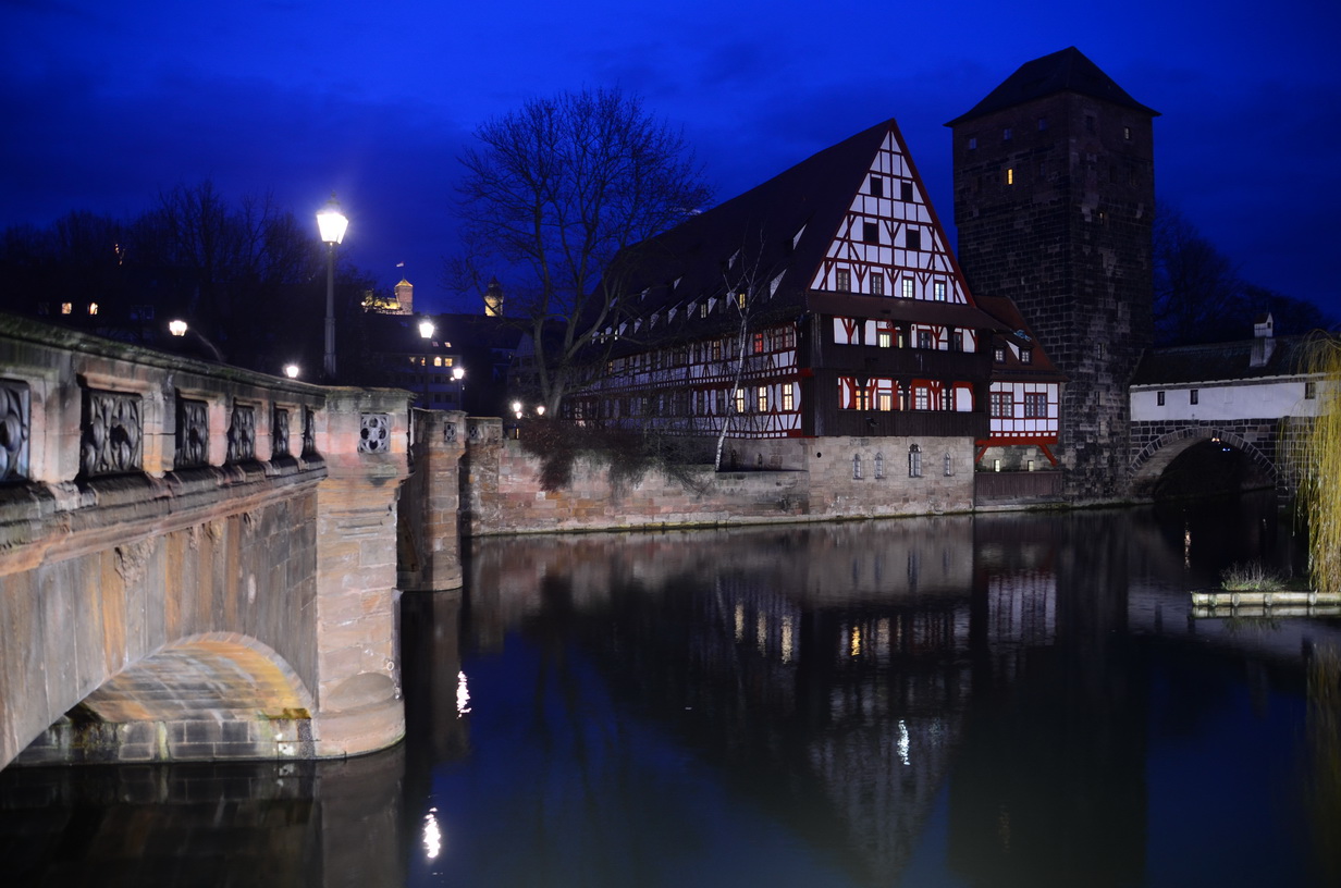 Nachtspaziergang durch Nürnberg