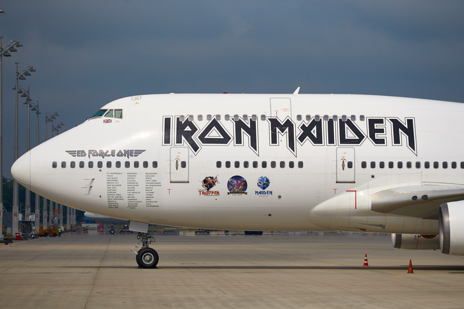 Ed Force One – die Boeing 747-400 von Iron Maiden