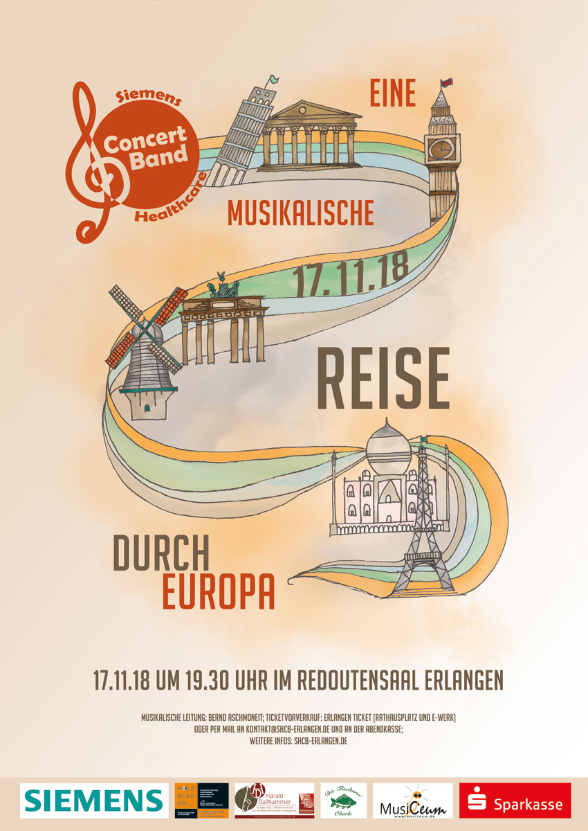 SHCB – Siemens Healthcare Concert Band im Erlanger Redoutensaal am 17. November 2018 SHCB – Siemens Healthcare Concert Band im Erlanger Redoutensaal am 17. November 2018