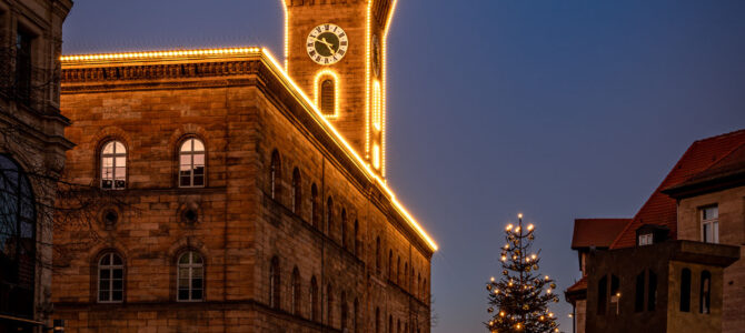 Rathaus Fürth zur Weihnachtszeit Rathaus Fürth zur Weihnachtszeit