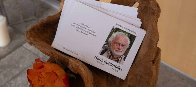Abschied von unserem Hans Kohlmüller,